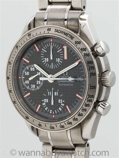 omega speedmaster michael schumacher 2001|schumacher omega speedmaster watch.